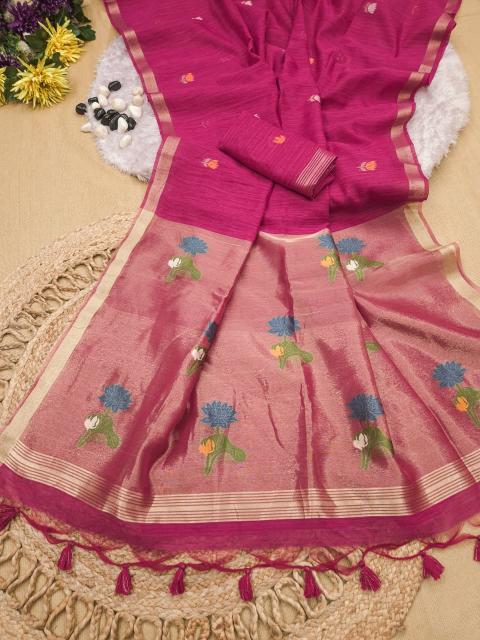 Akshara linen silk best saree shop in surat